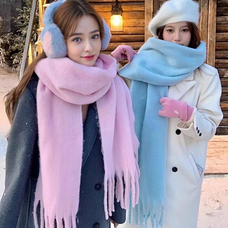 Cashmere Throw Blanket - Winter Scarf for Women Cashmere Warm