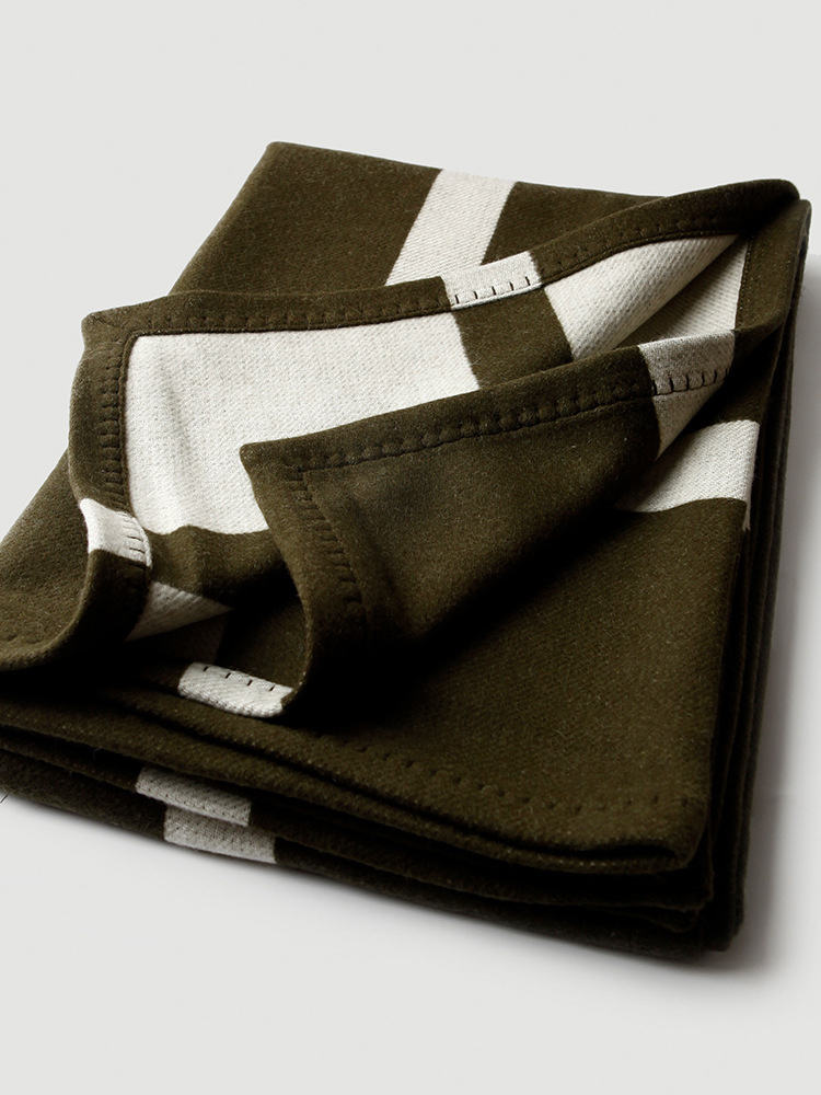 Cross striped double-sided jac - огляд і ціна Cashmere Throw Blanket
