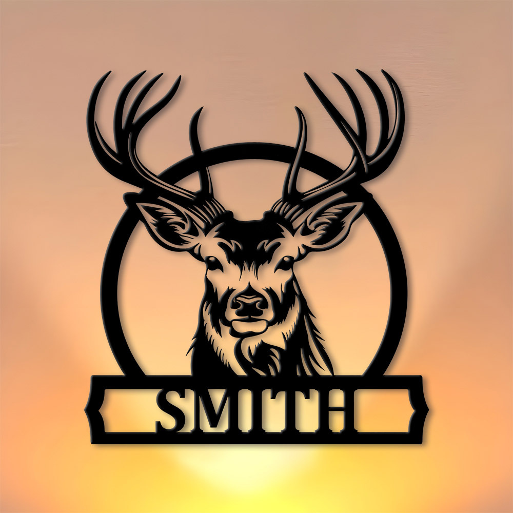 Personalized Deer Family Name  - огляд і ціна Personalized Engraved Gift