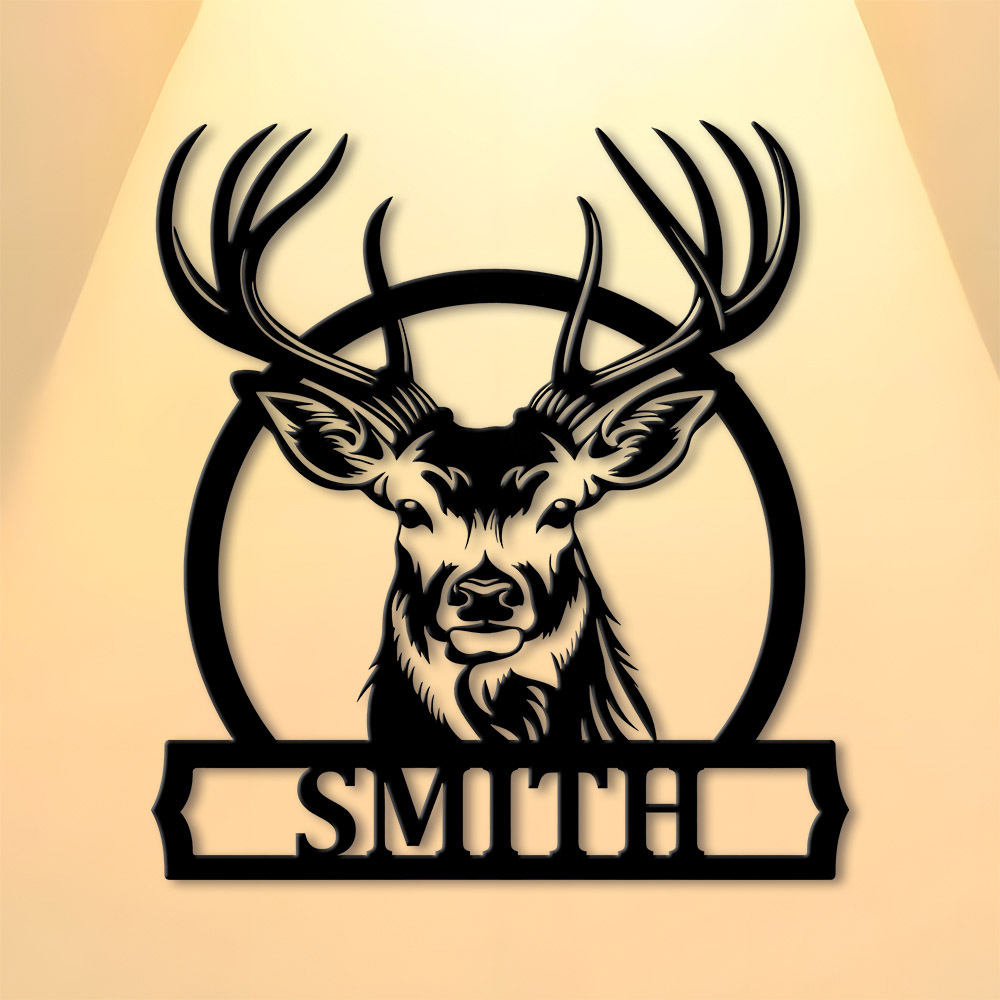 Personalized Deer Family Name  - огляд і ціна Personalized Engraved Gift